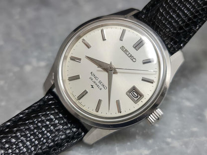 Seiko King Manual 4402-8000 - 25 Jewels - 35 MM - Silver White Dial - 1968